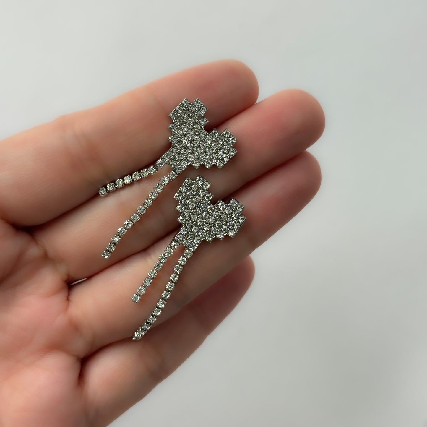 Korean Heart Drop Earrings