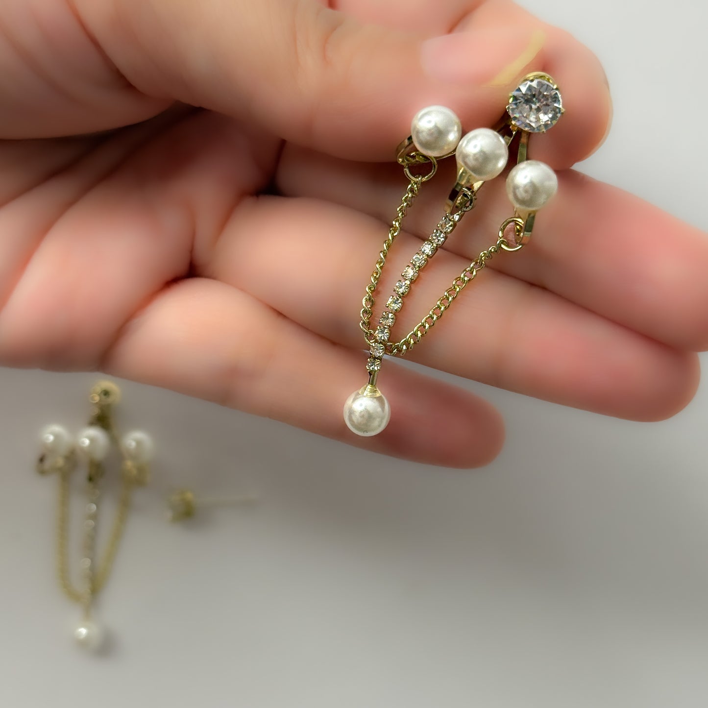 Korean Pretty 2in1 Earrings