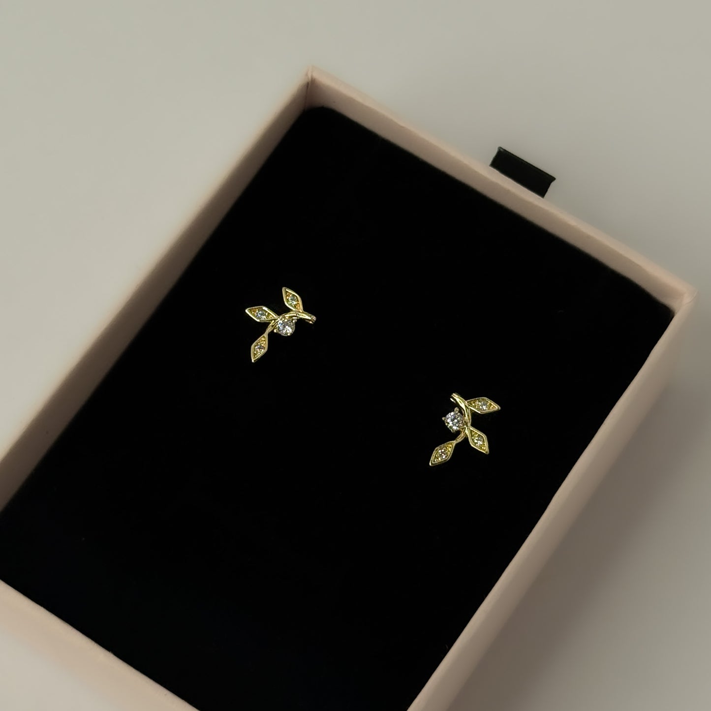 18K Gold Plated Flower Stud