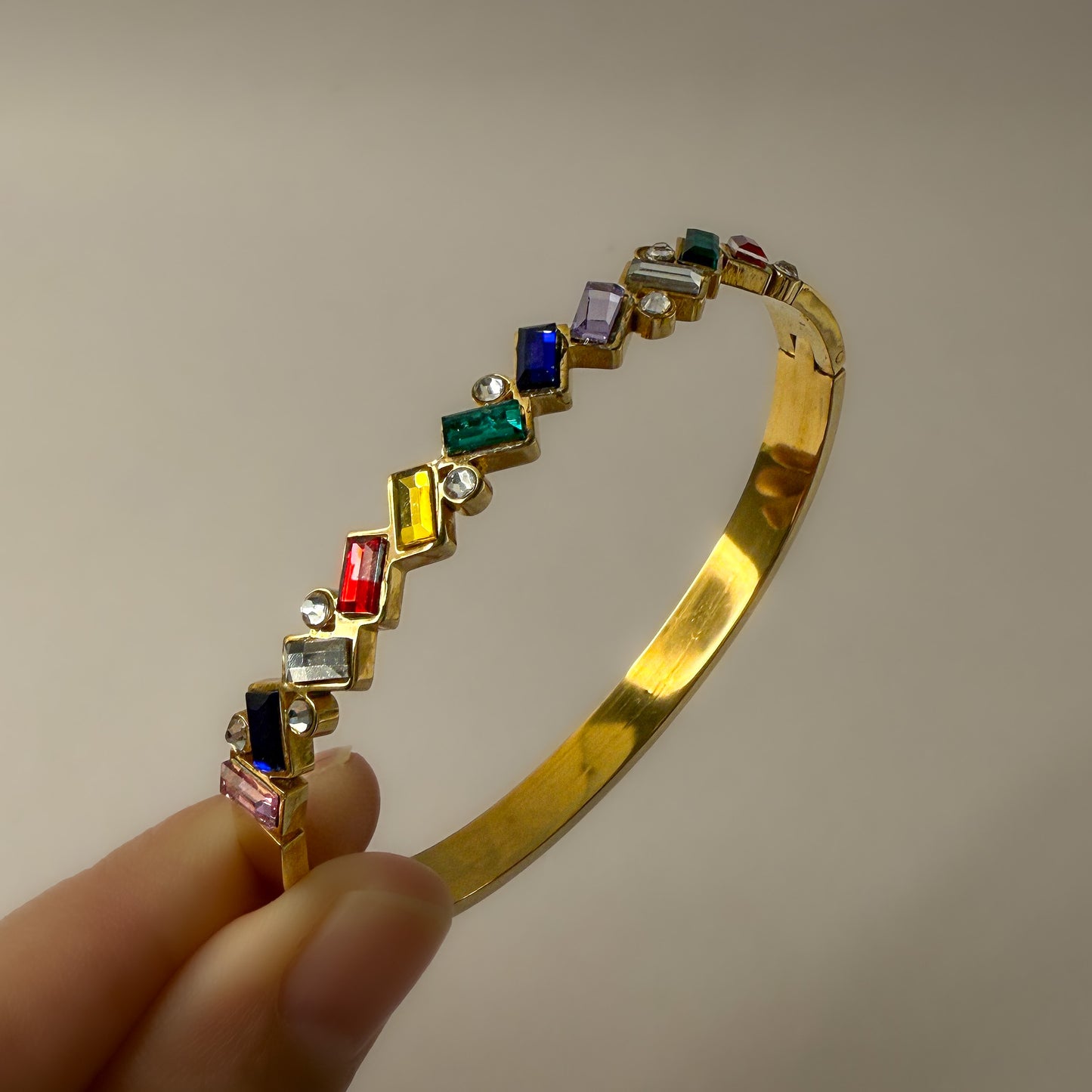 18K Gold Plated Multi Color Bracelet