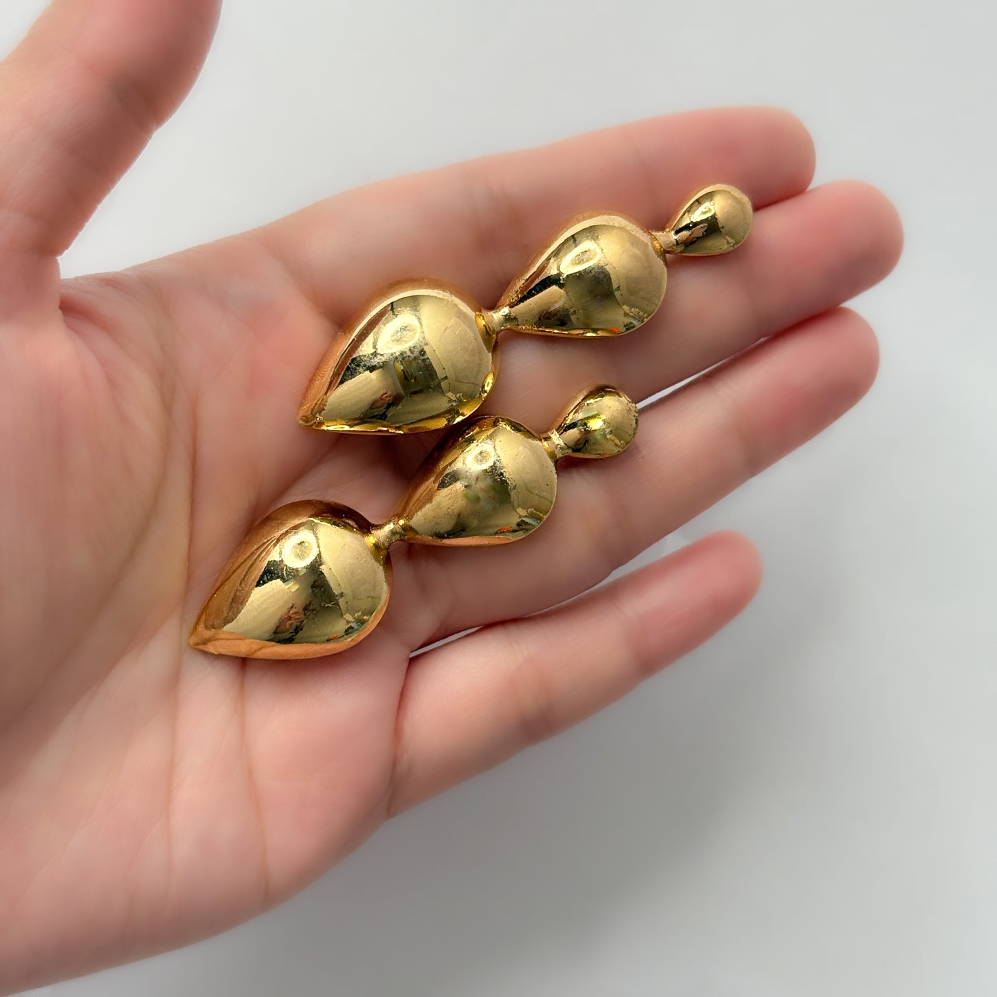 Golden Water Drops Earrings