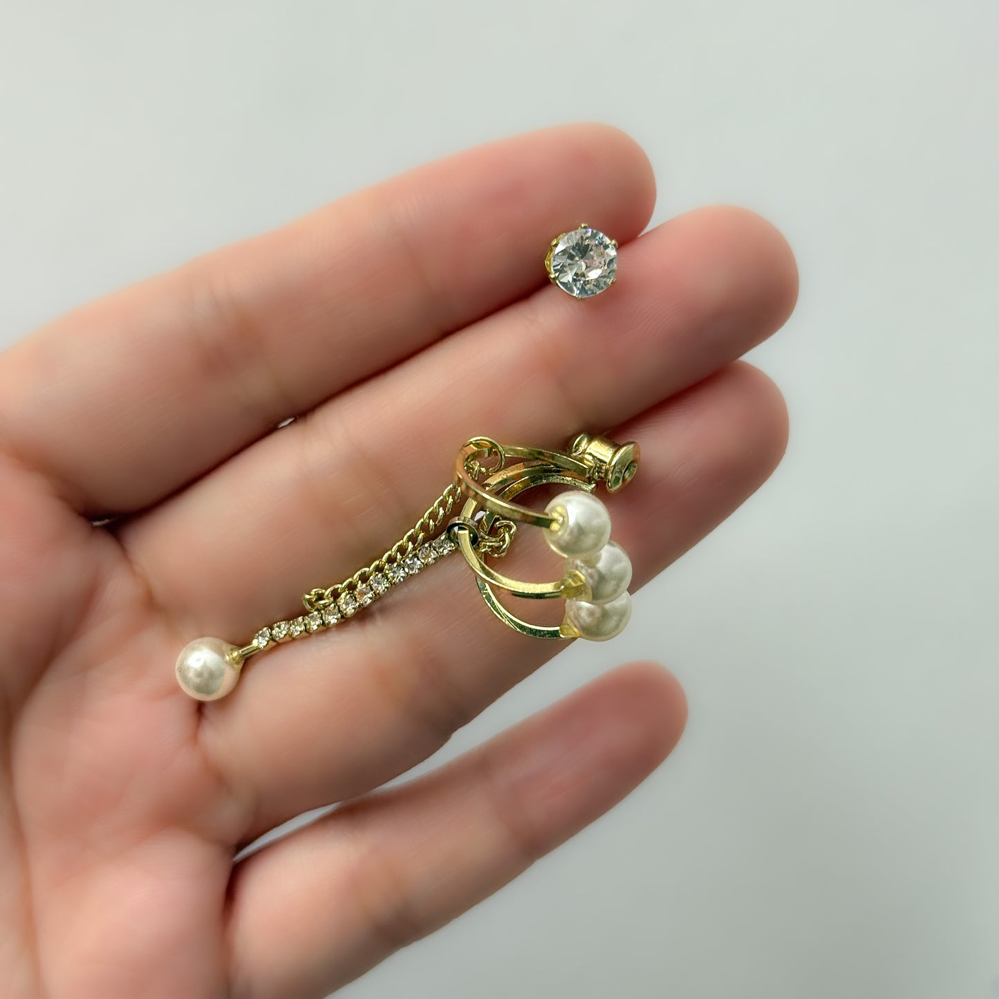 Korean Pretty 2in1 Earrings