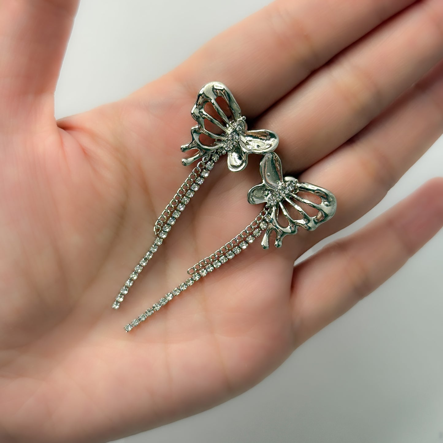 Korean 2in1 Butterfly Earrings