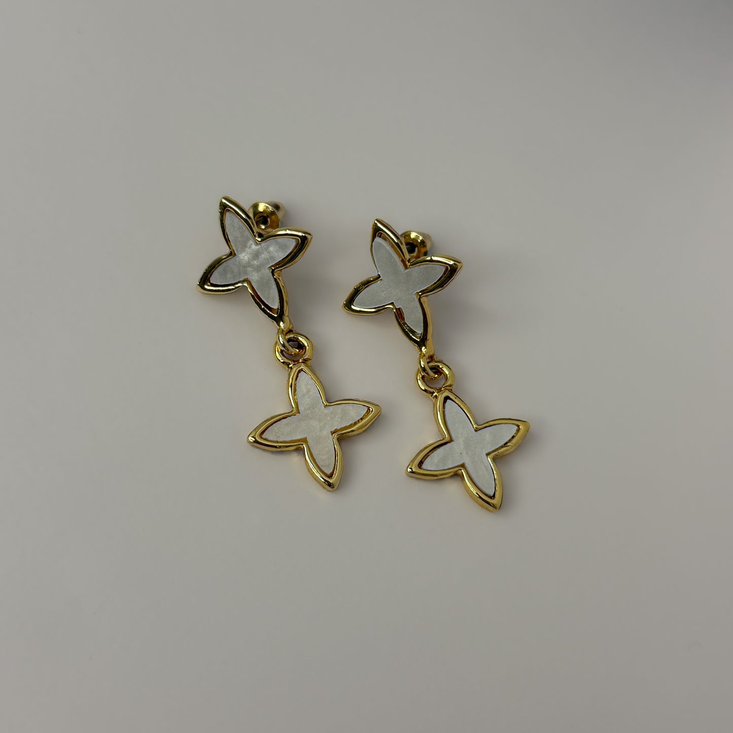 Lux Korean Clover Earrings