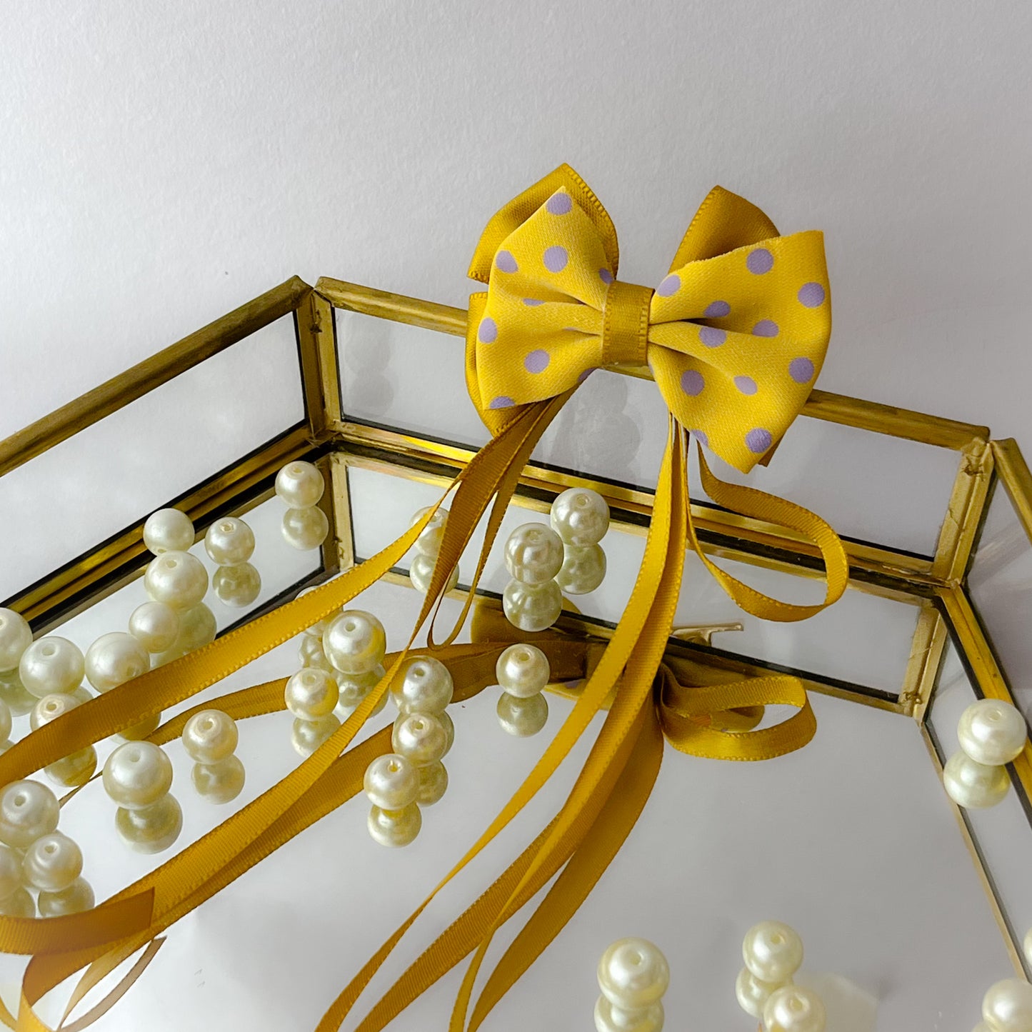 Korean Tassel Bow Clips