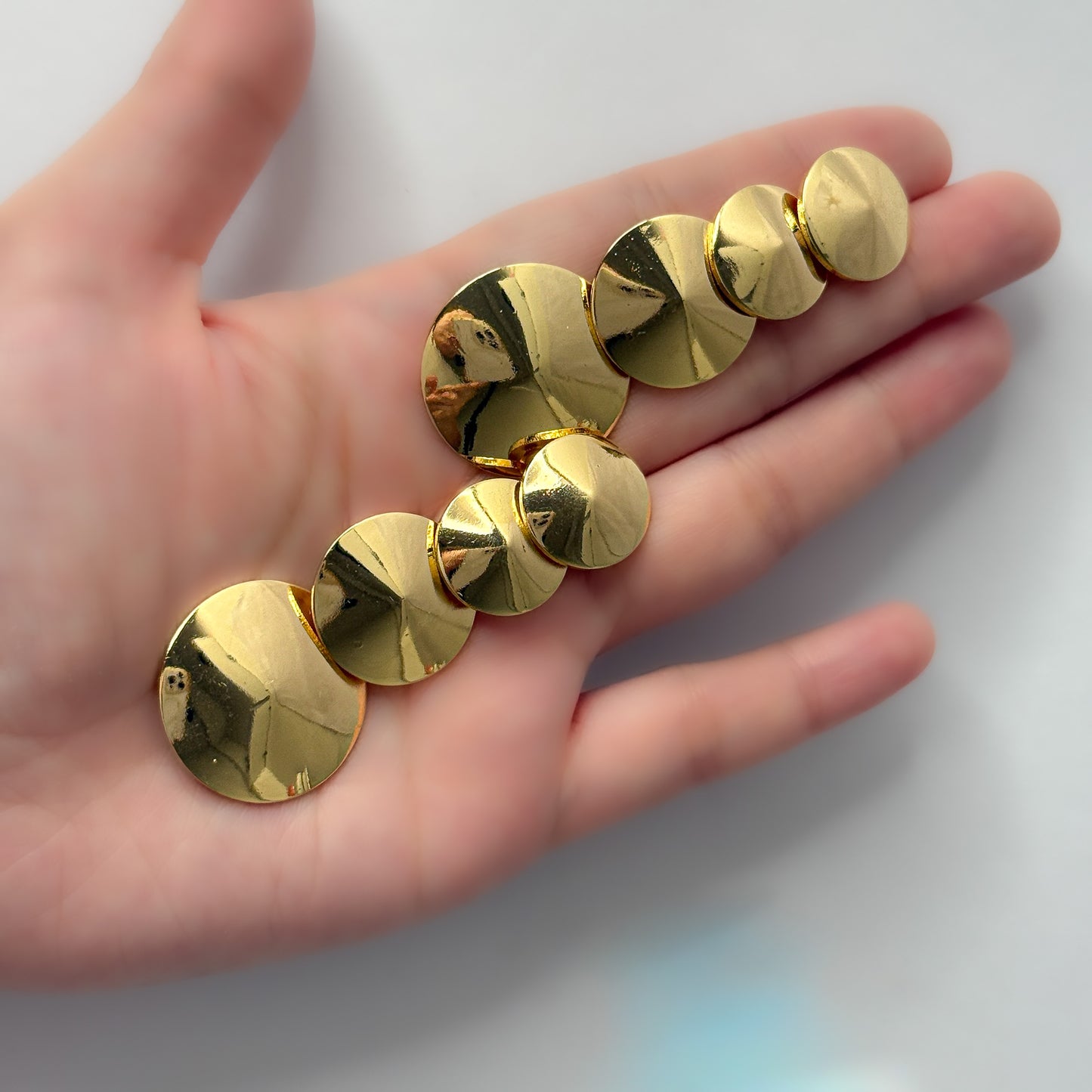 Korean Circle Drop Statement Earrings