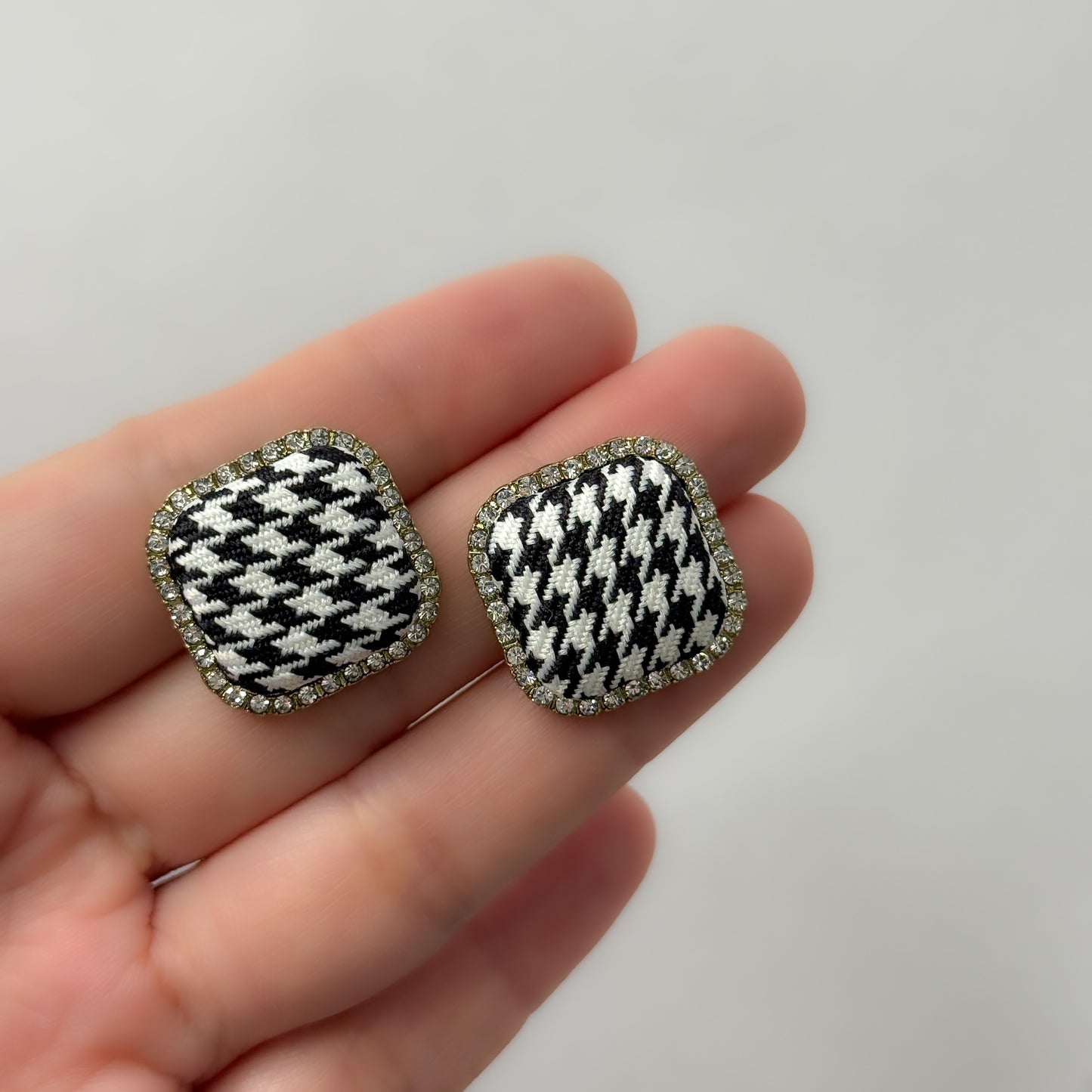 Korean Tweed Earrings