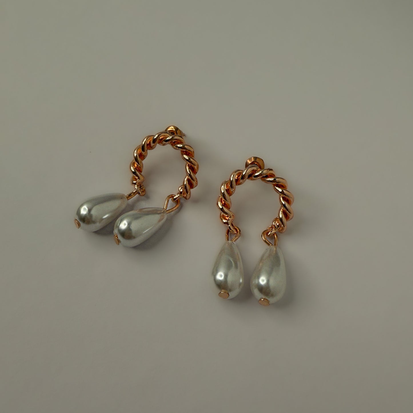 Korean Pearl Tassel Earrings