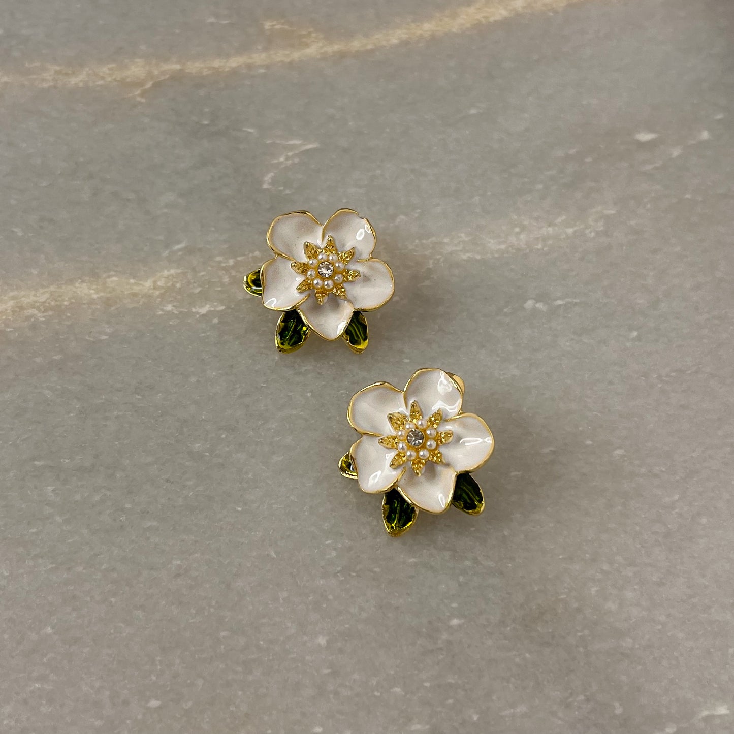Korean Cute Flower Earrings