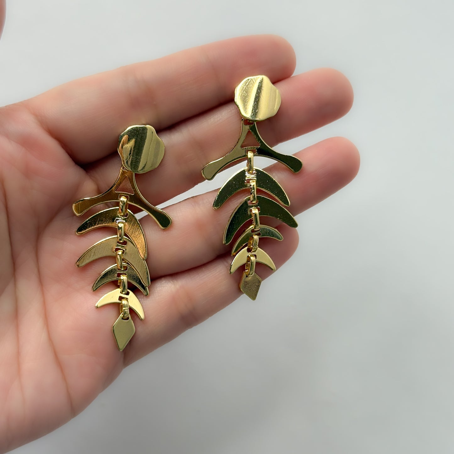 Korean Fish Bones Earrings