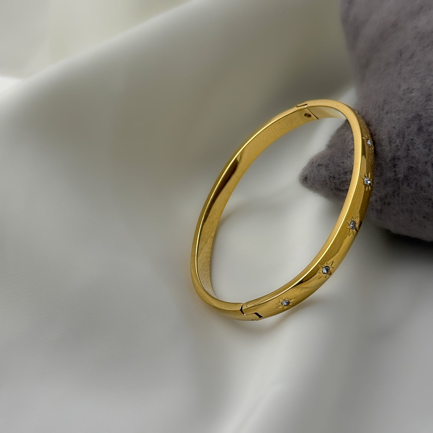 18K Gold Plated Star Bracelet