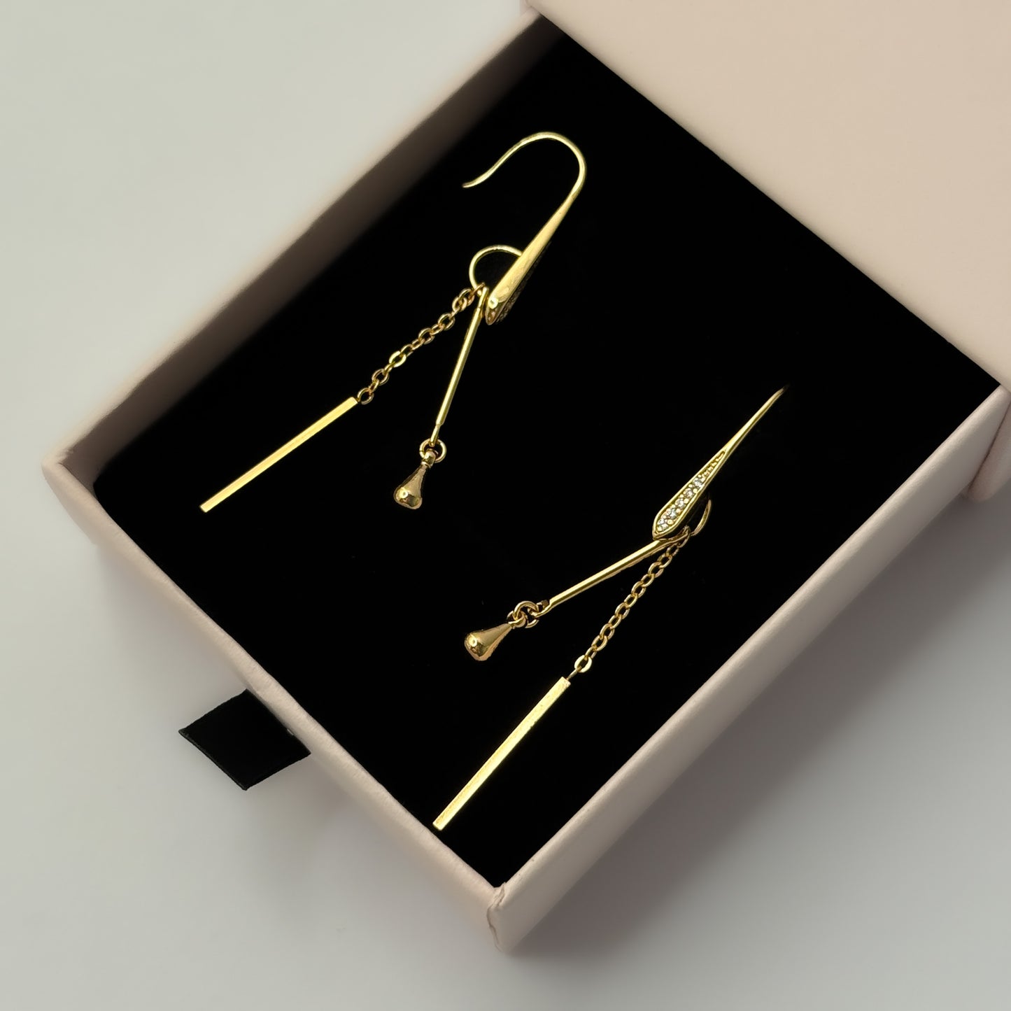 Premium 18K Gold Plated Dainty Drop Earrings