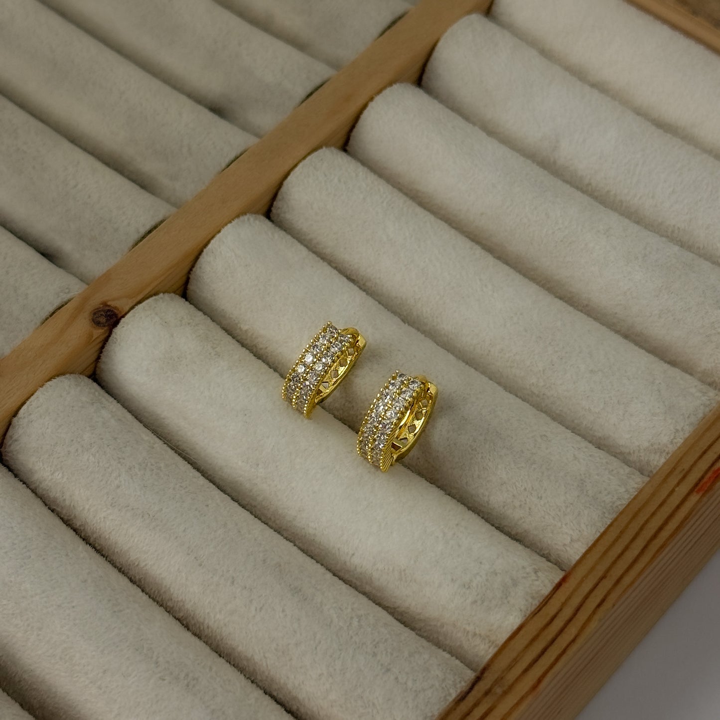 18K Gold Plated Minimal Mini Hoops