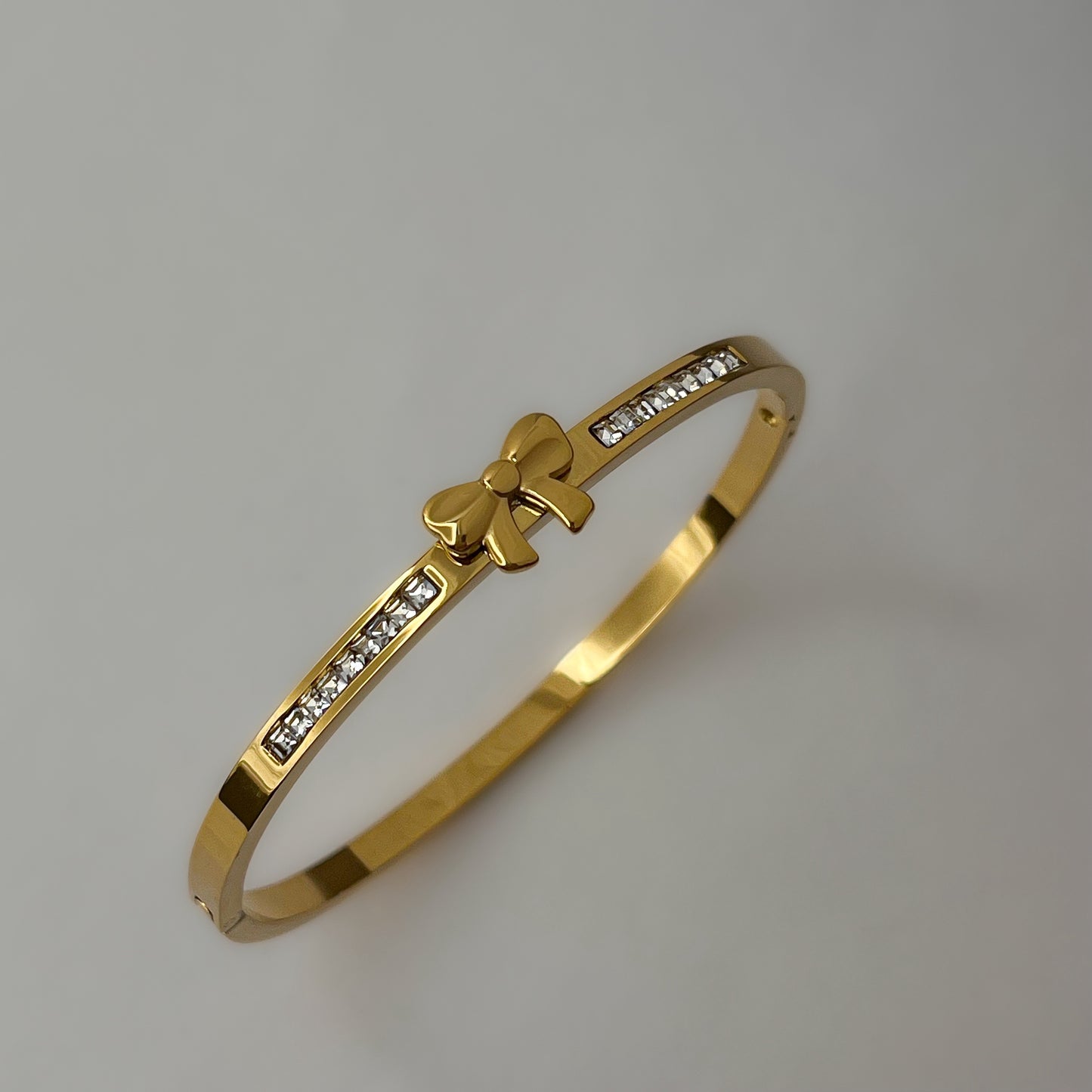 18K Gold Plated Cute Bow Bracelet