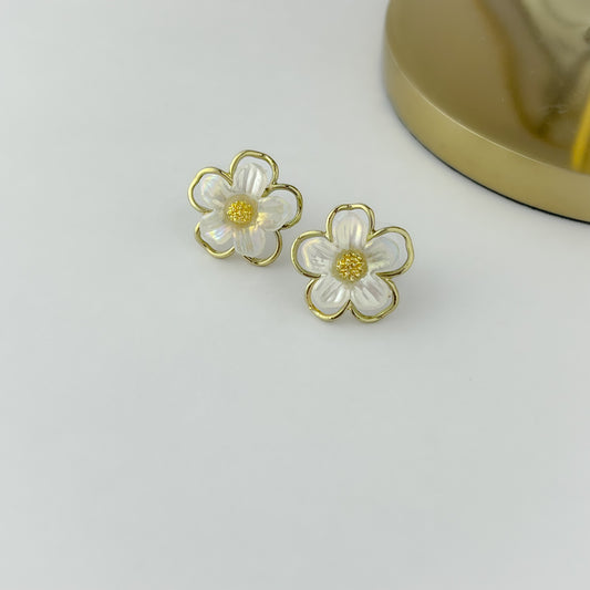 Korean Flower Earrings