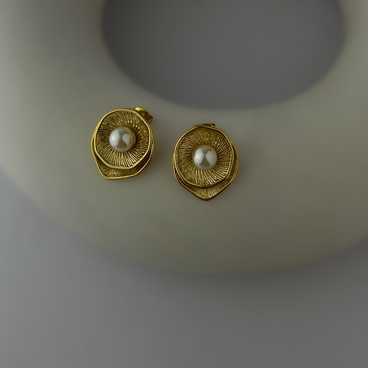 18K Gold Plated Duchess Earrings