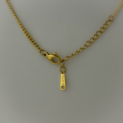 18K Gold Plated Self Heart Necklace