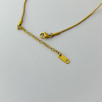 18K Gold Plated Bow Necklace