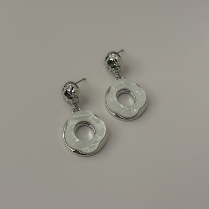 Korean Marble Cut Earrings