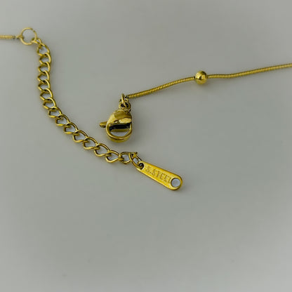 18K Gold Plated Vintage Heart Necklace