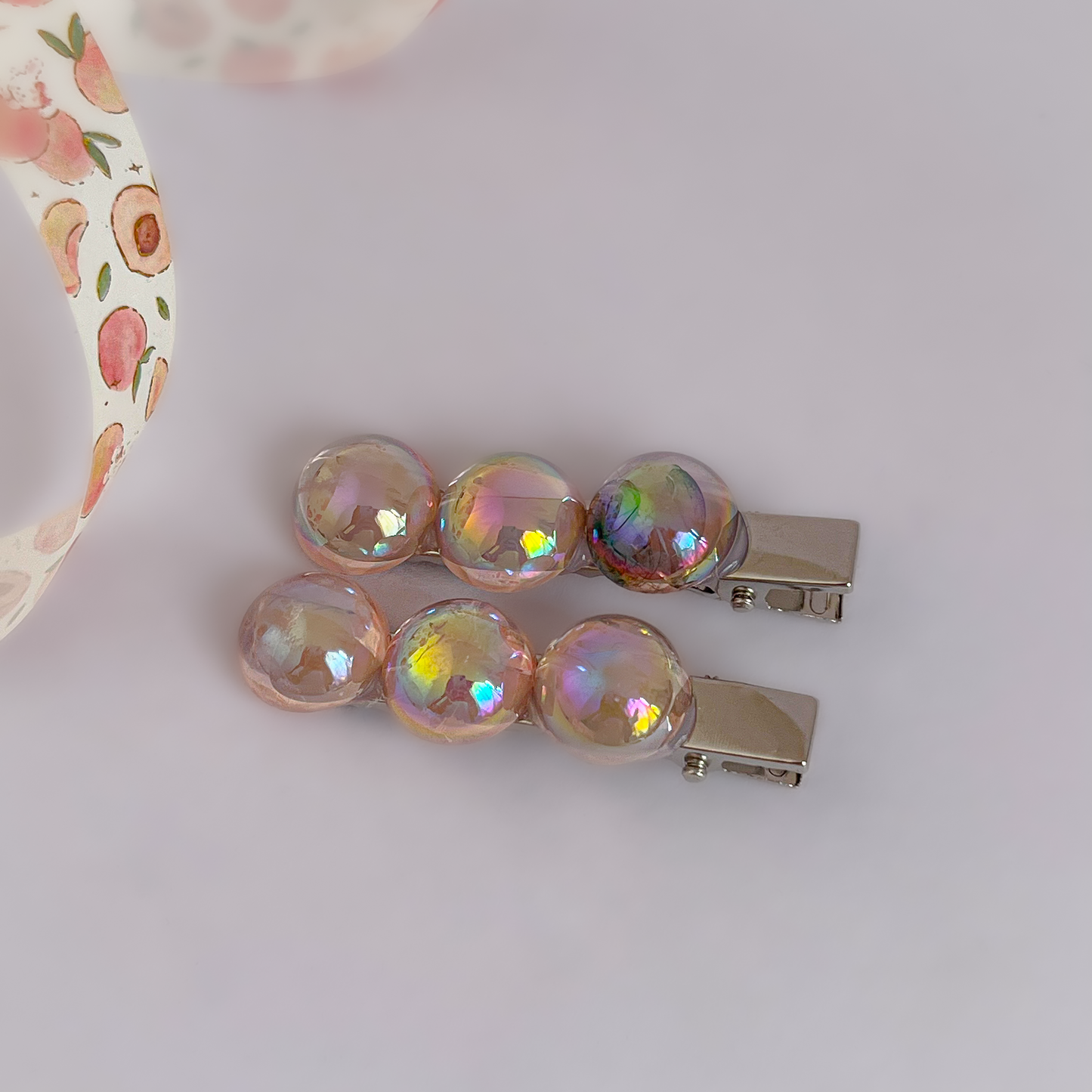 Marble Style Pair Clips