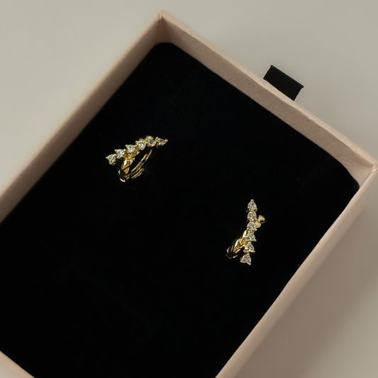 18K Gold Plated Minimal Hoop Earrings