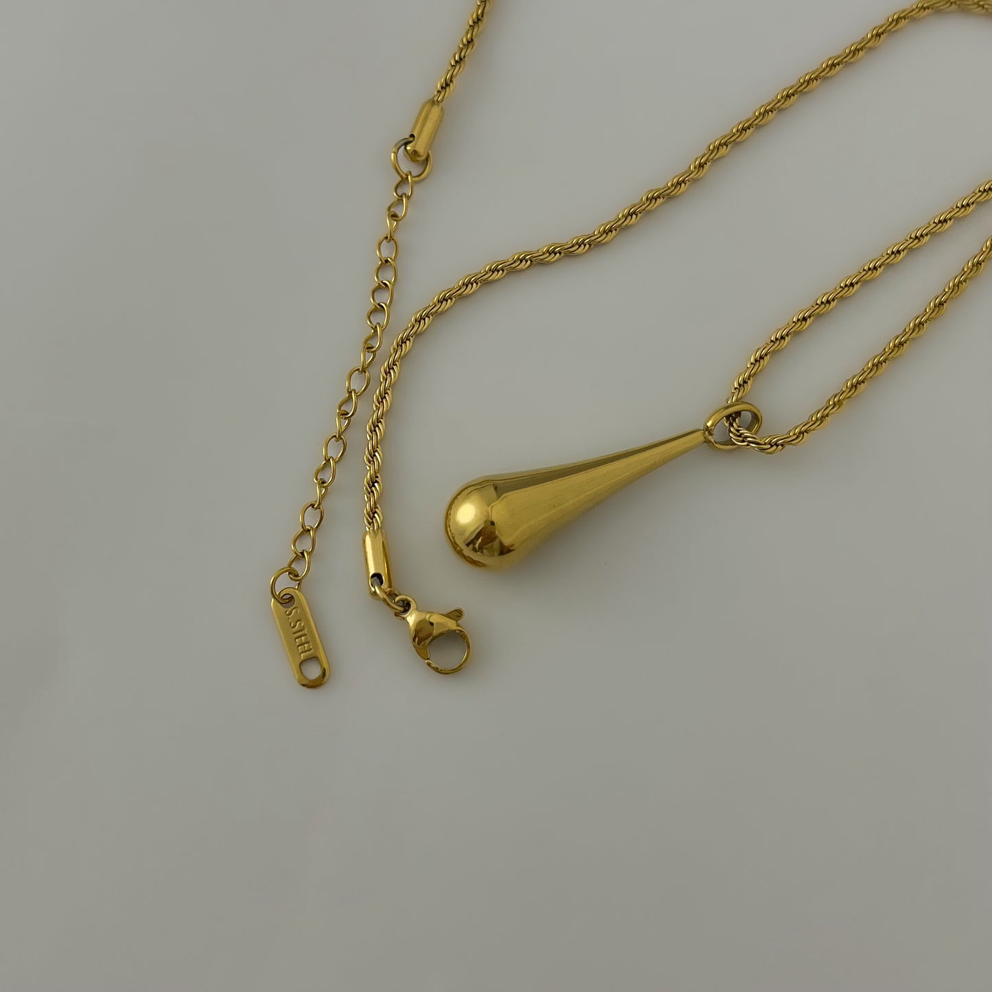 18K Gold Plated Tear Drop Necklace