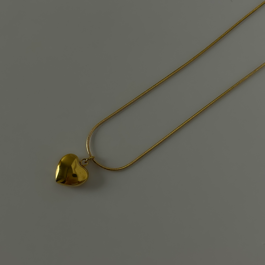 18K Gold Plated Heart Necklace