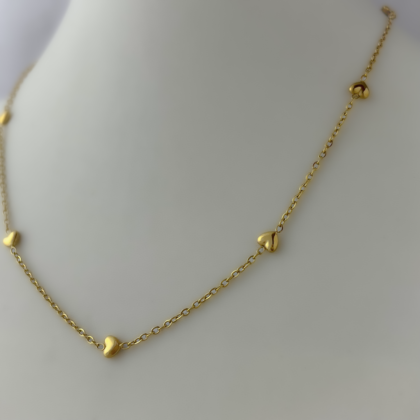 18K Gold Plated Dainty Heart Necklaces