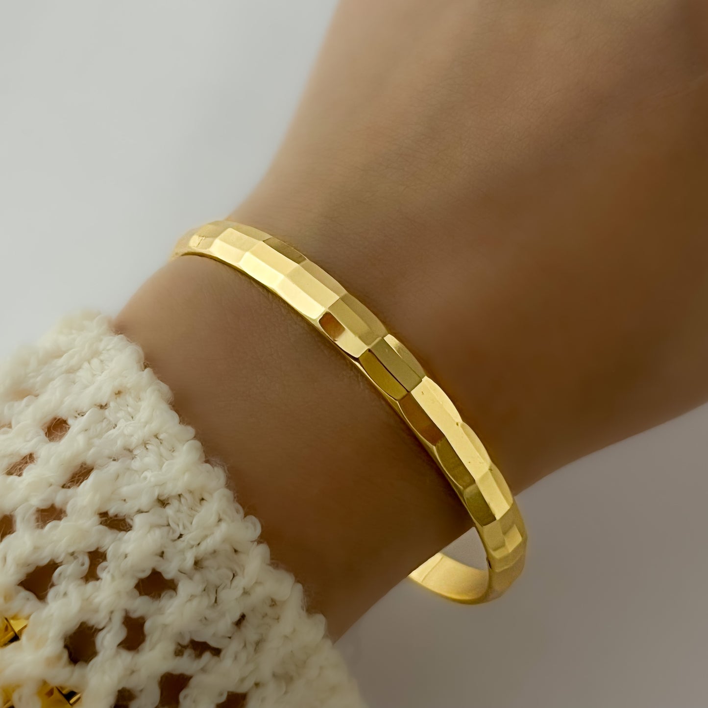 18K Gold Plated Pixel Bracelet