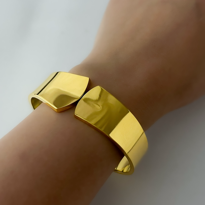 18K Gold Plated Sold Statement Bracelets