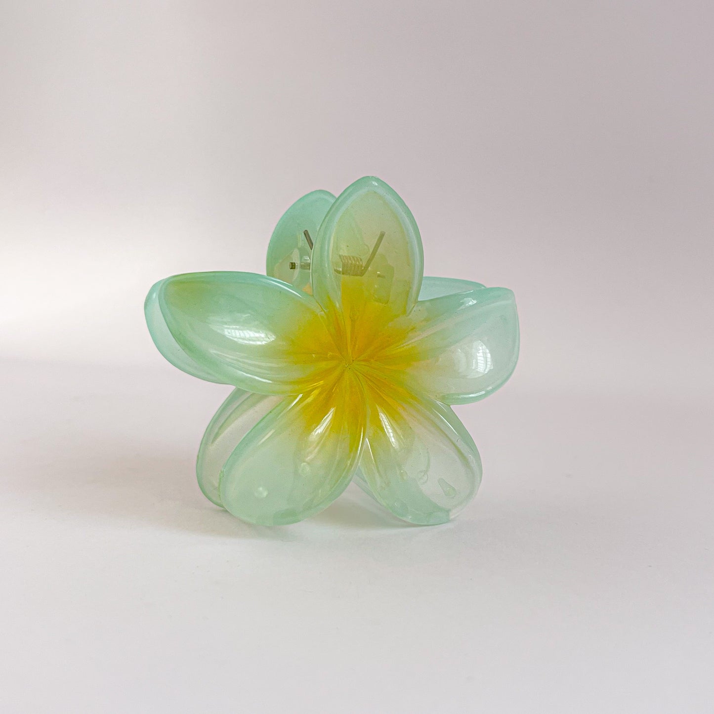 Glossy Flower Claw Clips