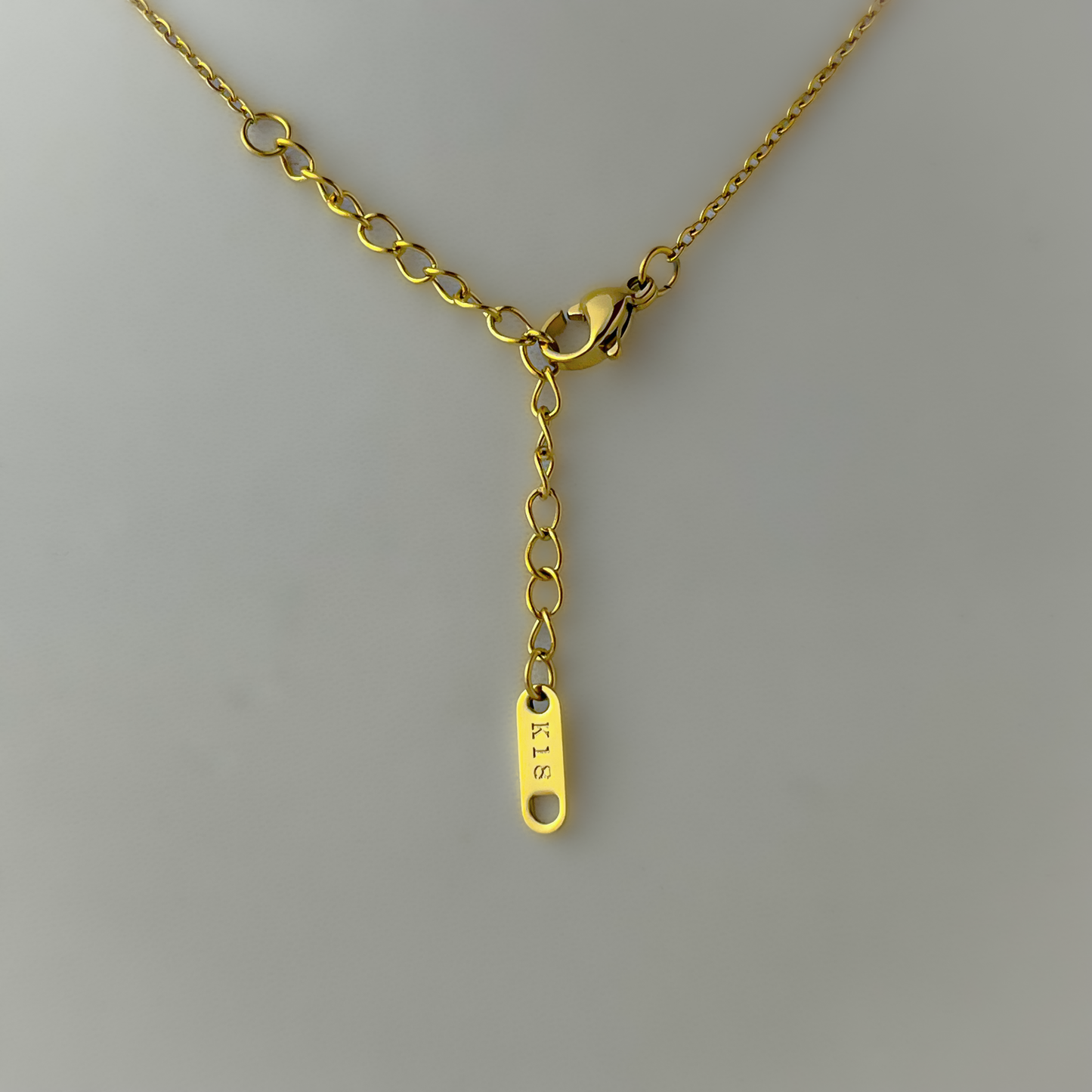 18K Gold Plated Dainty Heart with AD stone Necklaces.