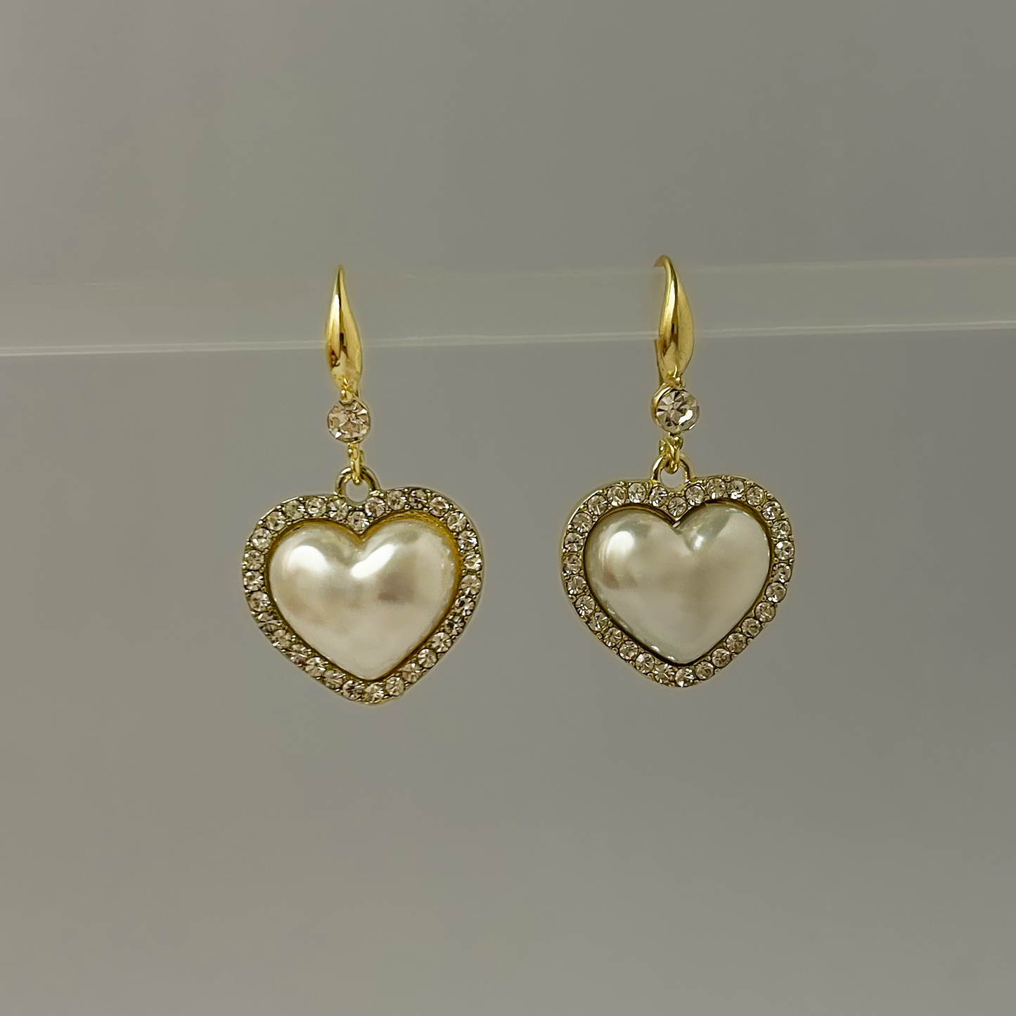 Heart Drop Earrings