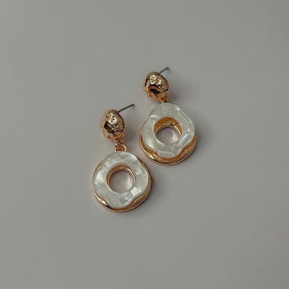 Korean Marble Cut Earrings