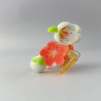 Korean Flower Claw Clips