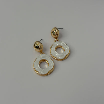 Korean Marble Cut Earrings