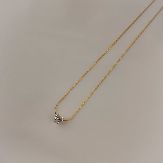 18K Gold Plated Dainty Heart Necklace