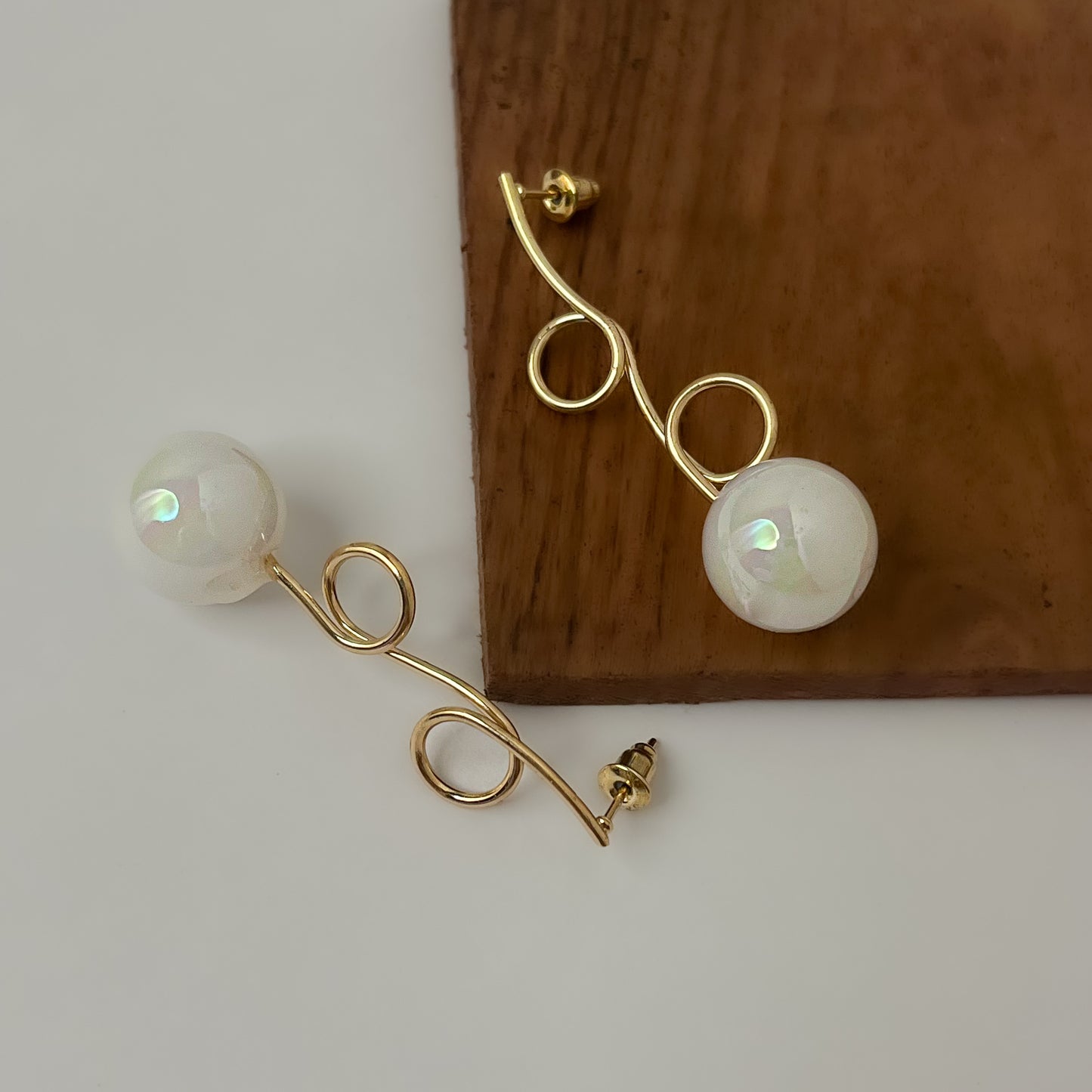 Pearl Twist Earrings