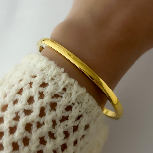 18K Gold Plated Sold Minimal Bracelet