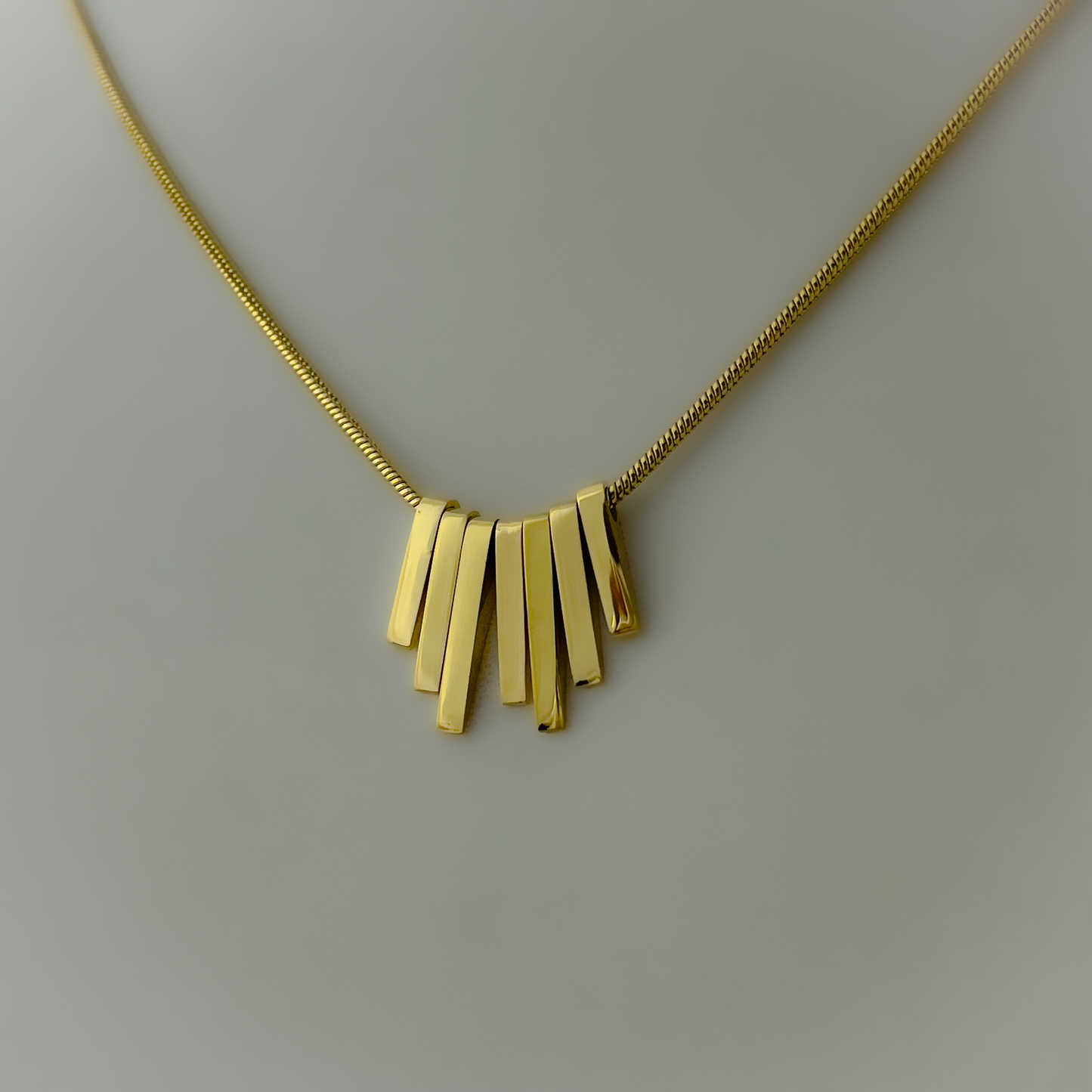 18K Gold Plated Fringe Necklace