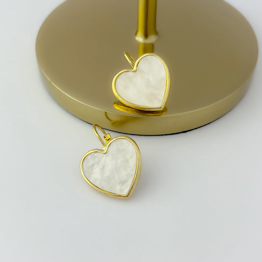 Aesthetic Chic Heart Hoops Earrings