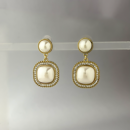 Korean Pearl Drop Earrings