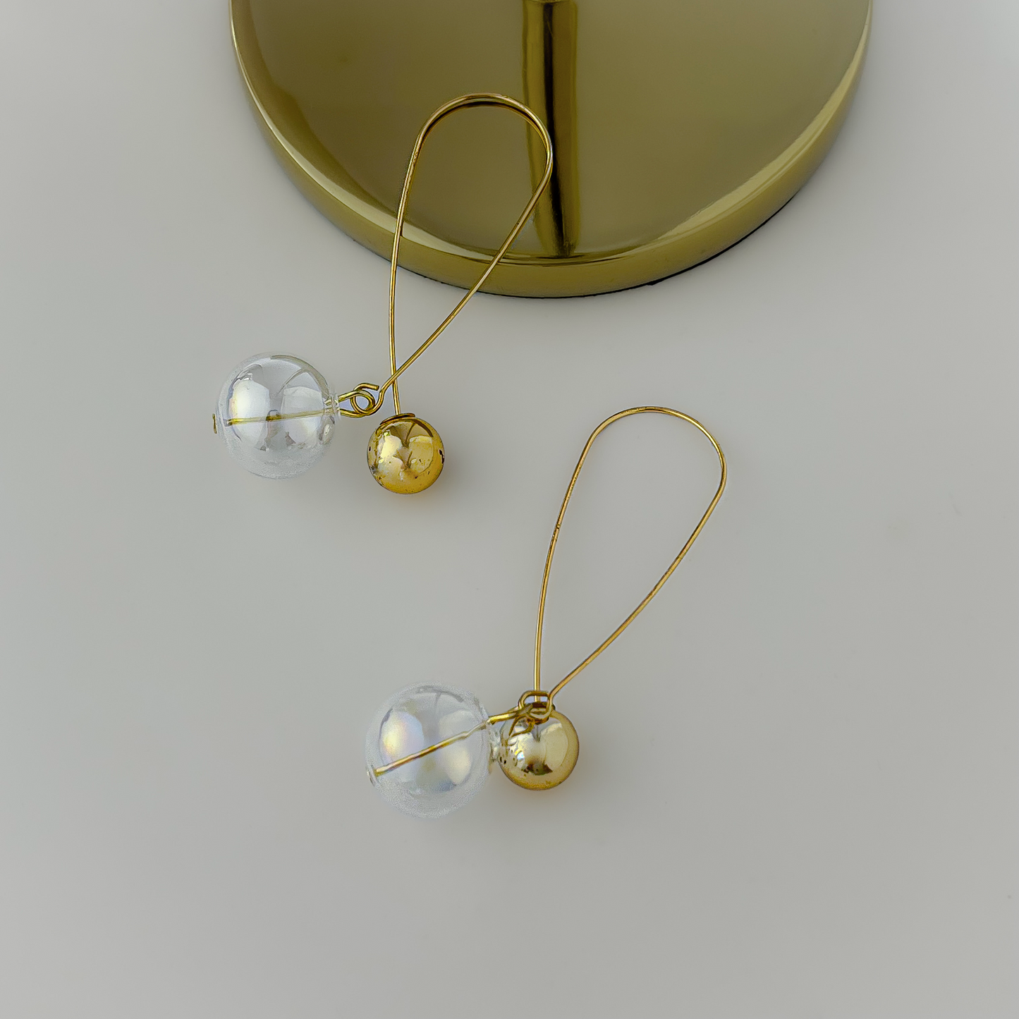 Korean Bubbly Hoops Earrings