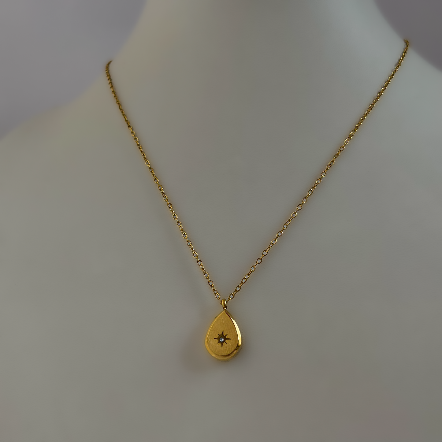 18K Gold Plated North Star Necklace