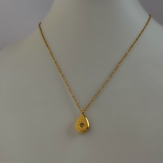 18K Gold Plated North Star Necklace