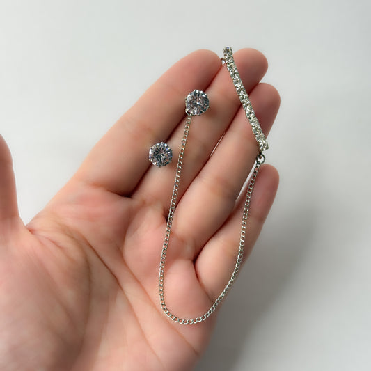 Korean Earrings Cum Cuff
