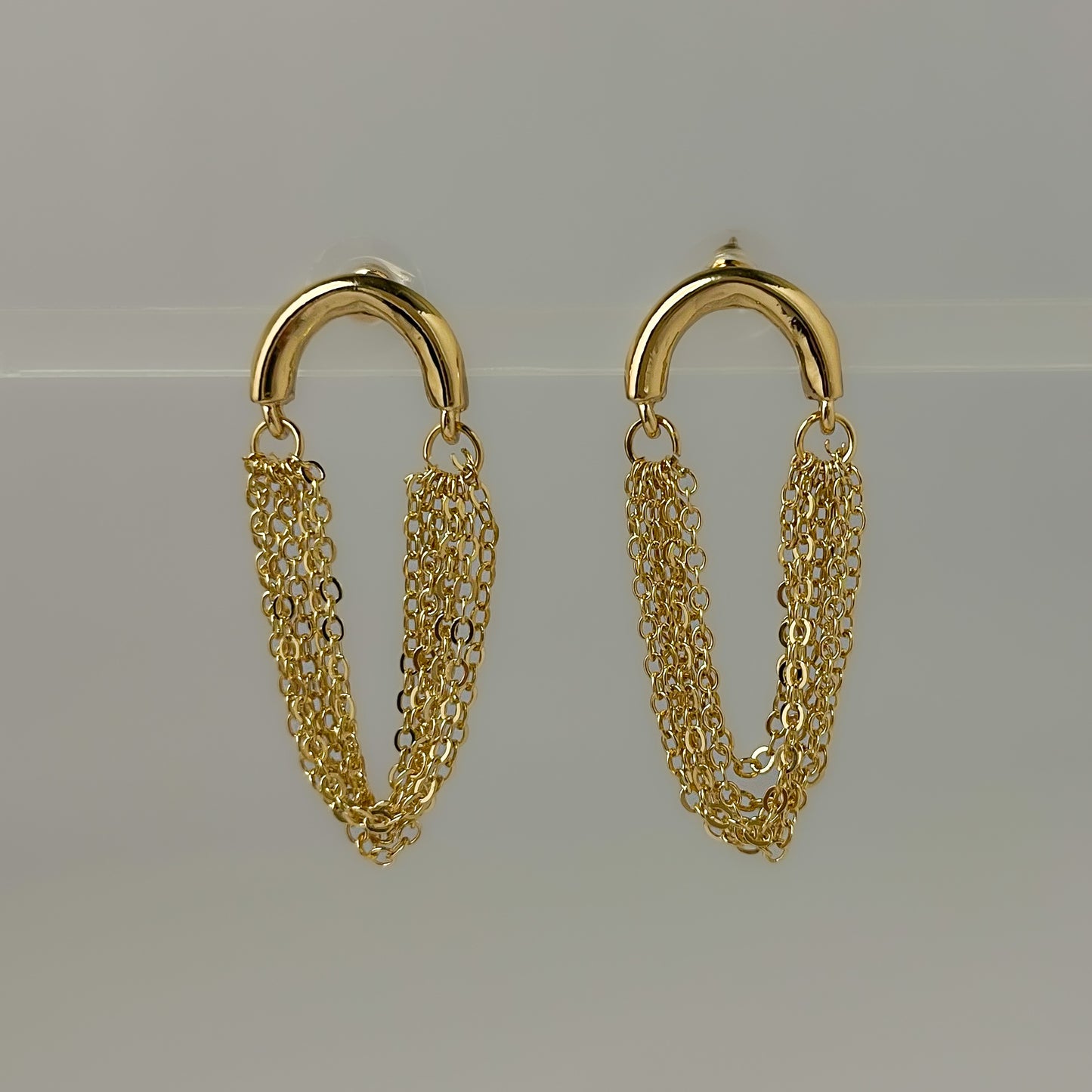 Korean Chain Drop Earrings