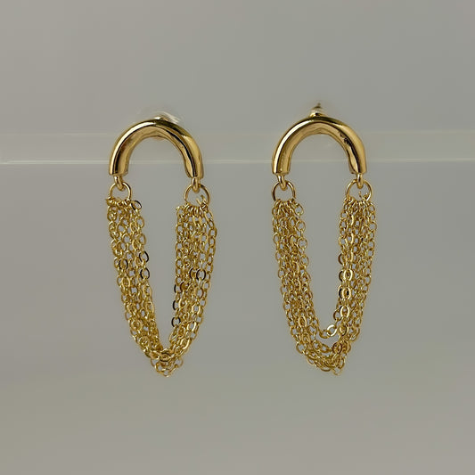 Korean Chain Drop Earrings