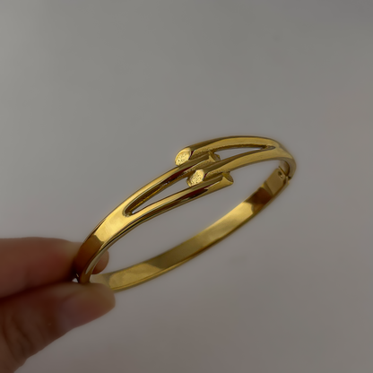 18K Gold Plated Entwined Bracelets